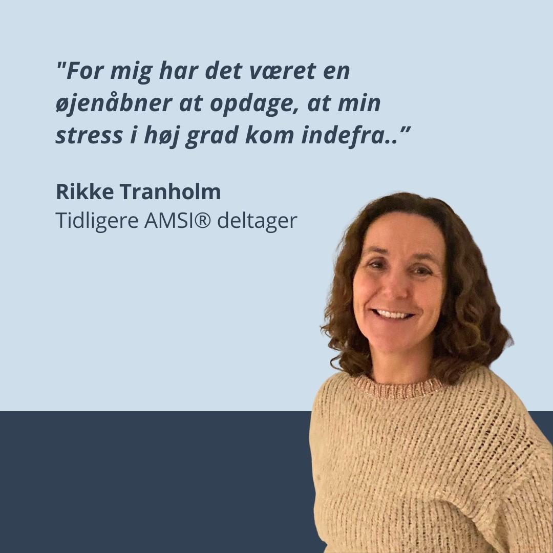 "Min stress kom indefra!" Interview med Rikke