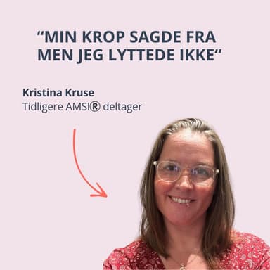 "Min krop sagde fra men jeg lyttede ikke" - Interview med Kristina Kruse